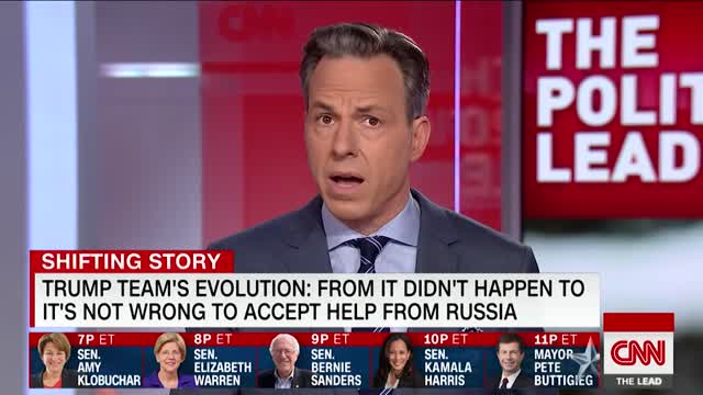 Tapper shows how the Trump team's contact with Russia evolved