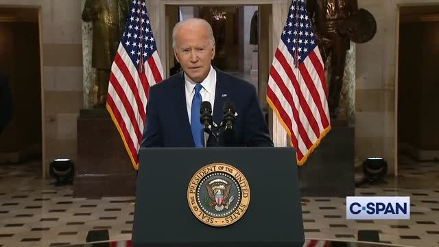 President Biden on January 6th U.S. Capitol Attack Anniversary (FULL REMARKS)
