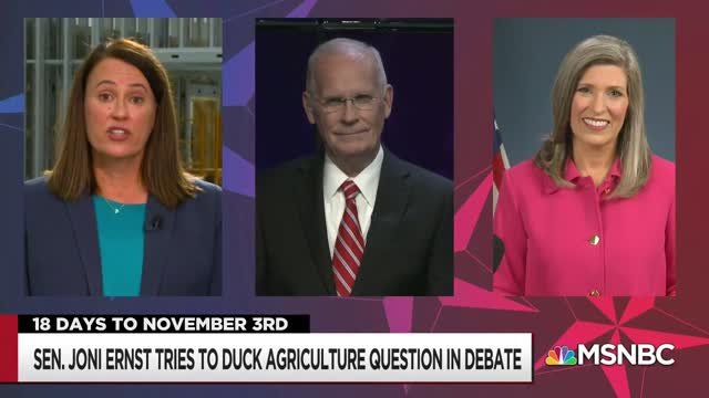 Sen. Ernst, Who Sits On Agriculture Cmte., Can’t Name Price Of Soybeans | All In | MSNBC