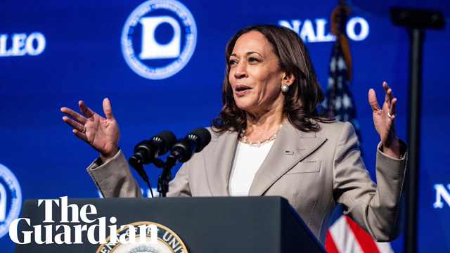 'This is not over': Kamala Harris speaks out against overturning of Roe v Wade