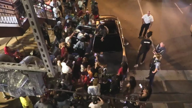 Curfew in place after violent downtown evening