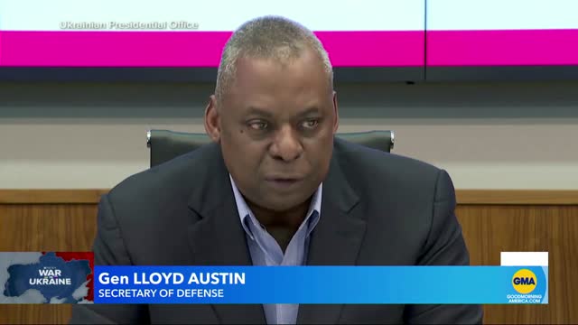 Zelenskyy meets with US officials about war in Ukraine l GMA