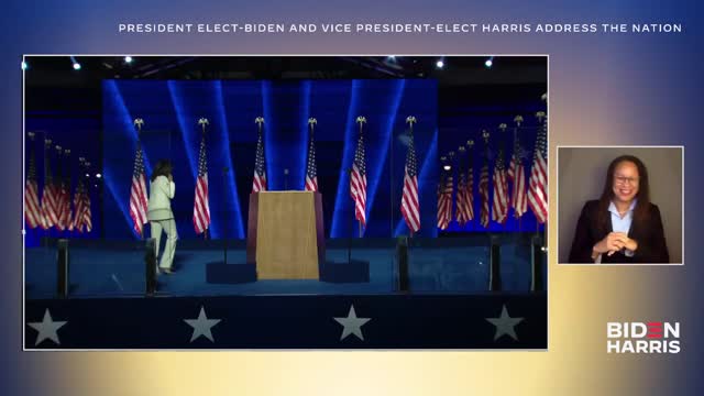 President-Elect Joe Biden & Vice President-Elect Kamala Harris Address the Nation