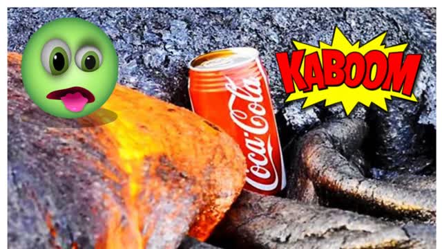 Coke Can on HOT LAVA Test