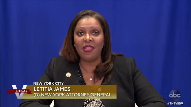 NY AG Letitia James Says "Trump cannot avoid justice in the great state of New York" | The View