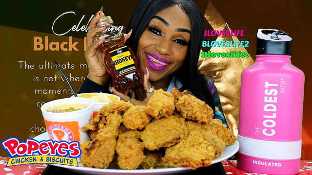 Popeyes Chicken, My Trip back from LA