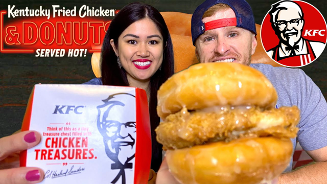 NEW KFC Chicken & Donuts Sandwich Review 2020