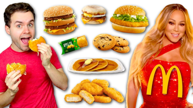 McDonald's NEW Mariah Menu REVIEW! - Trying Every Item!