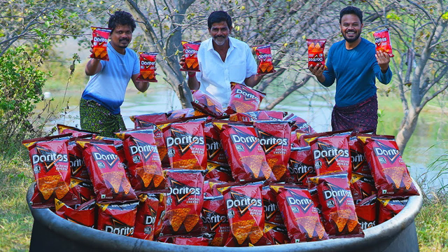 DORITOS  FRIED CHICKEN | DORITOS EASY CHICKEN SNACK