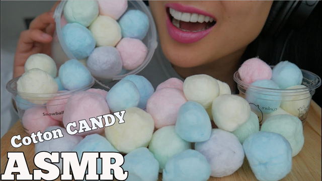 ASMR Cotton Candy (SOFT TINGLY EATING SOUNDS) NO TALKING | SAS-ASMR