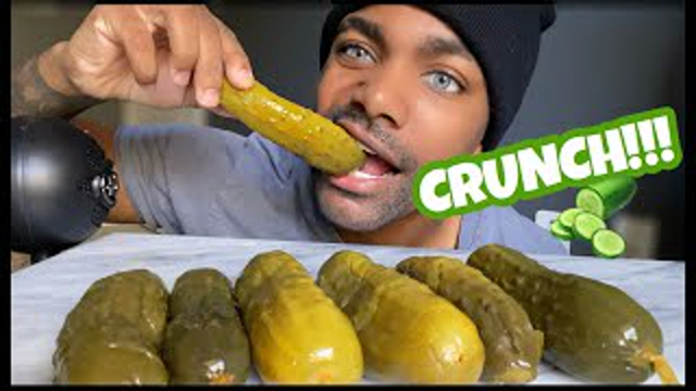 ASMR PICKLE Whispering | CRUNCHY EATING SOUNDS